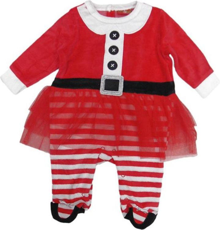 Picture of N15562 BABY GIRL CHRISTMAS GROW/ONESIE WITH TUTU